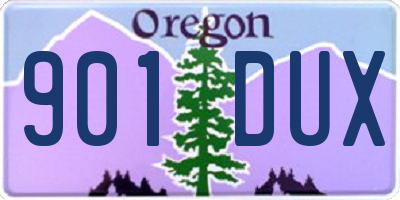 OR license plate 901DUX