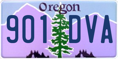 OR license plate 901DVA