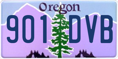 OR license plate 901DVB