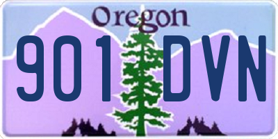 OR license plate 901DVN