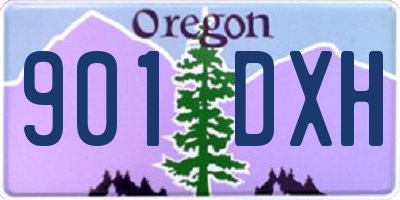 OR license plate 901DXH
