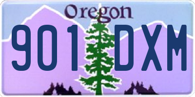 OR license plate 901DXM