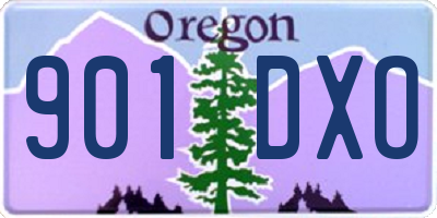 OR license plate 901DXO