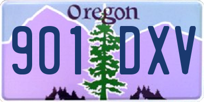 OR license plate 901DXV