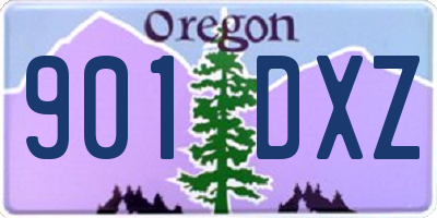 OR license plate 901DXZ