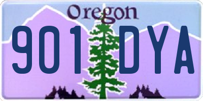 OR license plate 901DYA