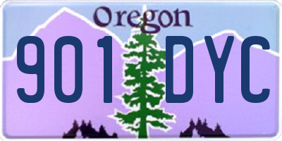 OR license plate 901DYC