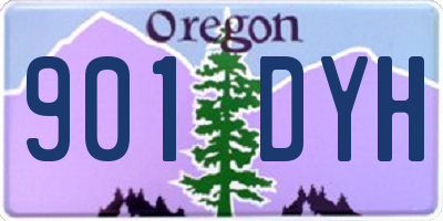 OR license plate 901DYH