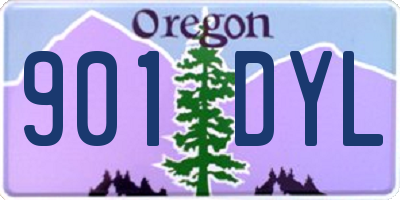 OR license plate 901DYL
