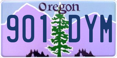 OR license plate 901DYM