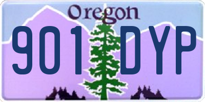 OR license plate 901DYP