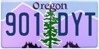 OR license plate 901DYT