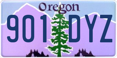OR license plate 901DYZ