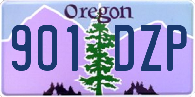 OR license plate 901DZP