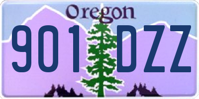 OR license plate 901DZZ