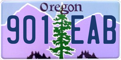 OR license plate 901EAB