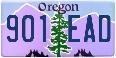 OR license plate 901EAD
