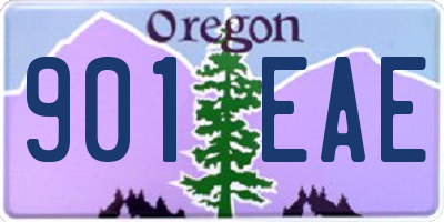 OR license plate 901EAE