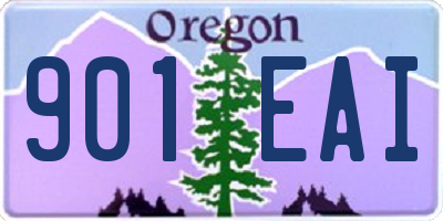 OR license plate 901EAI