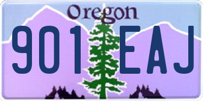 OR license plate 901EAJ