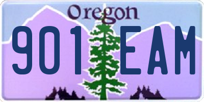OR license plate 901EAM