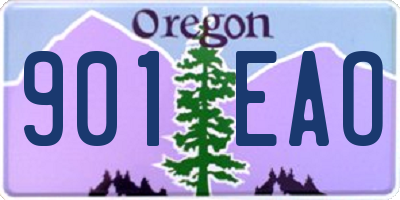 OR license plate 901EAO