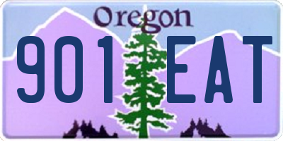 OR license plate 901EAT