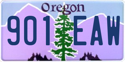 OR license plate 901EAW