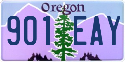 OR license plate 901EAY