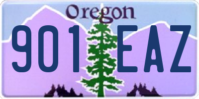 OR license plate 901EAZ