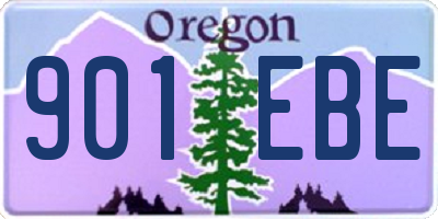 OR license plate 901EBE