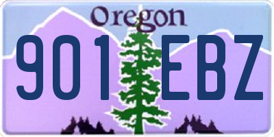 OR license plate 901EBZ