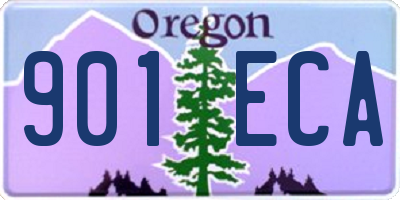 OR license plate 901ECA