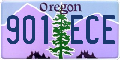 OR license plate 901ECE