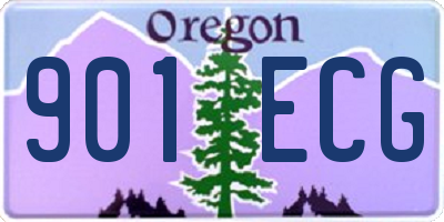 OR license plate 901ECG