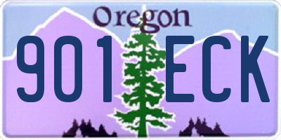 OR license plate 901ECK