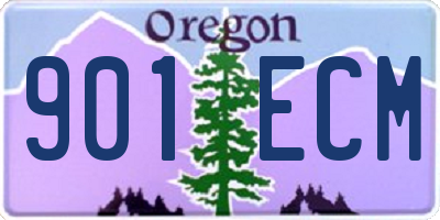 OR license plate 901ECM