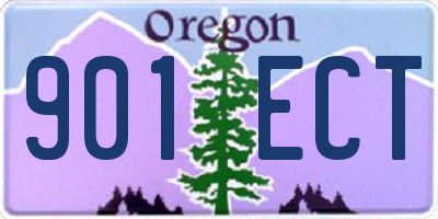 OR license plate 901ECT