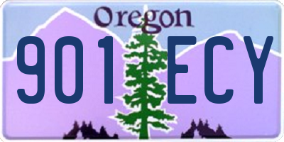 OR license plate 901ECY