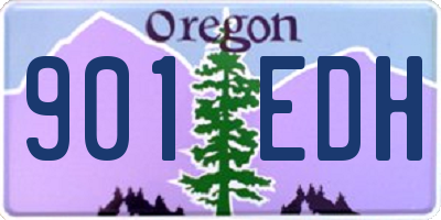 OR license plate 901EDH