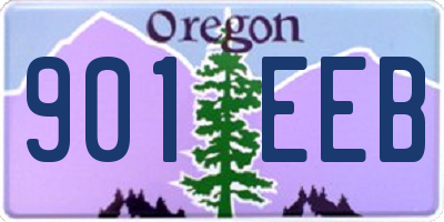 OR license plate 901EEB