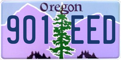 OR license plate 901EED