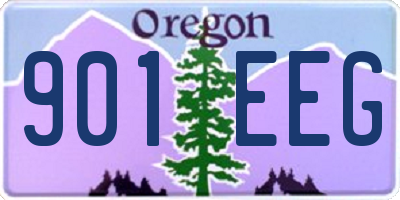 OR license plate 901EEG
