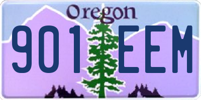 OR license plate 901EEM