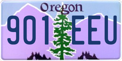 OR license plate 901EEU
