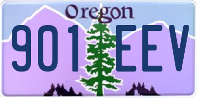 OR license plate 901EEV