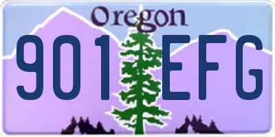 OR license plate 901EFG