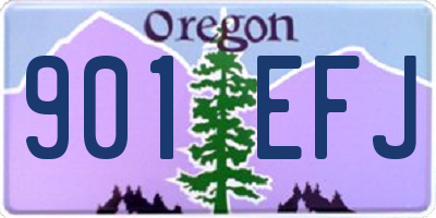 OR license plate 901EFJ