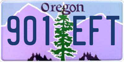 OR license plate 901EFT