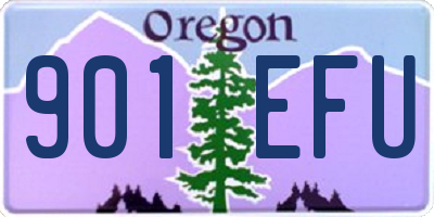 OR license plate 901EFU